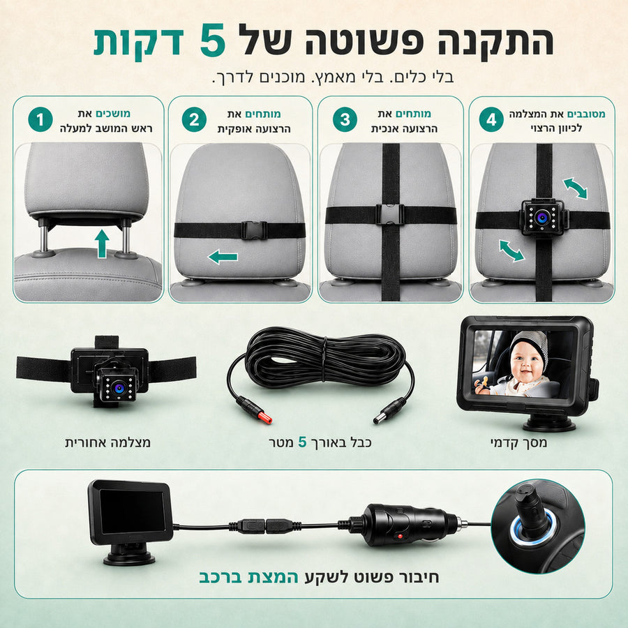 כבל באורך 5 מטרים